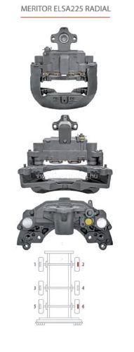 MERITOR ELSA225 RADIAL Jobb - LRG727